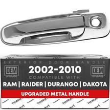 Exterior Front Driver Door Handle, Upgraded Metal - Compatible with 2002-2009...