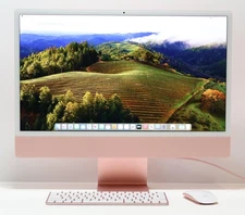 Apple iMac Retina 4.5K M1 8-Core 8GB 256GB 24" MGPM3LL/A Pink