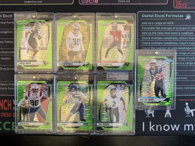 2024 Panini Prizm Rookie Neon Green Pulsar Lot Of 7