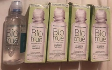 Biotrue (PACK OF 5) Contact Lens Solution 2 oz each + 1X 4 oz Size Exp 10/2025+