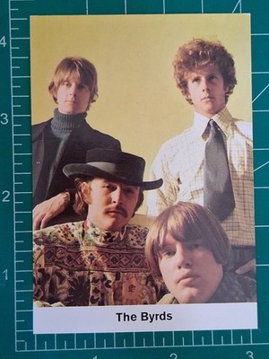 1970 BERGMANN VERLAG PARADE SHOW TOP STARS MUSIC CARD THE BYRDS DAVID CROSBY 