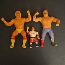 LJN Hulk and Iron Sheik WWF Wrestling Vintage Action Figure  1986