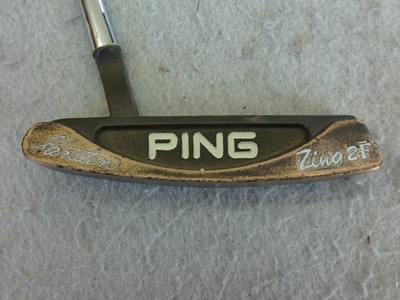 NICE PING MAG BRONZE ZING 2F ISOFORCE PIXEL INSERT 34'' PUTTER PING STEEL MEN RH