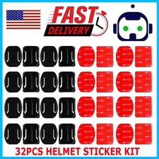 32X Motorcycle Helmet Mount Kit Compatible with GoPro Hero 9/8/7/6/5  4 Session