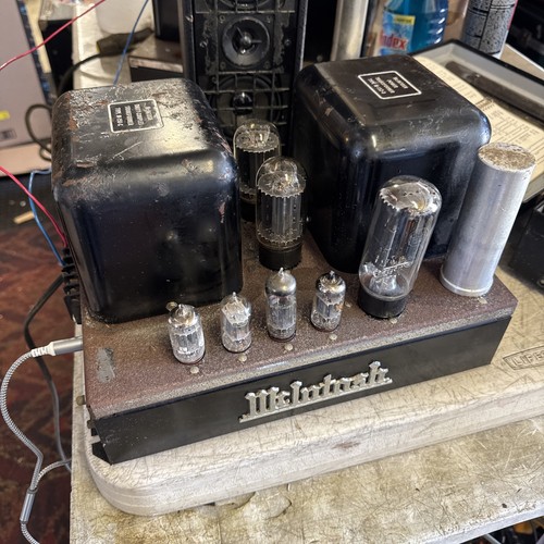 1962 McIntosh MC30 30 Watt Tube Mono Block Amplifier Tested Working Amp