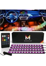 Multicolor LED Car Lights Interior Wireless Remote Light for Car Interior