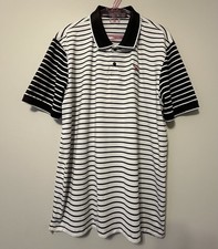 G/FORE Polo Shirt Mens XL Striped Short Sleeve Golf Performance Stretch Classic