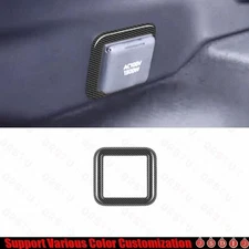 2023-2024 For Toyota Prius ABS Carbon Fiber Rear USB Socket Switch Frame Trim 1*