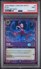 Elsa - The Fifth Spirit 6 Gift Box Disney Lorcana En P3-Promo Lorcana PSA 9