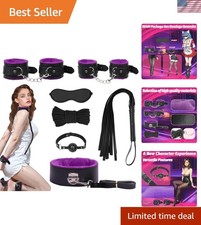 Discover Intimacy with Our 8-Piece BDSM Bondage Kit - Beginner Friendly