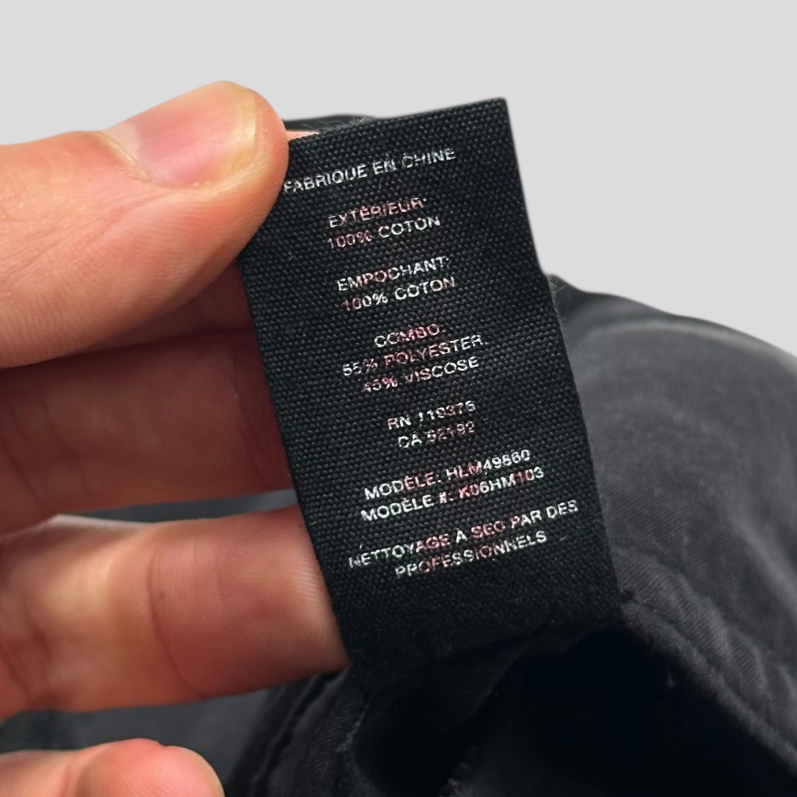 Helmut Lang SAMPLE Parachute Backpack Cotton Jack… - image 8