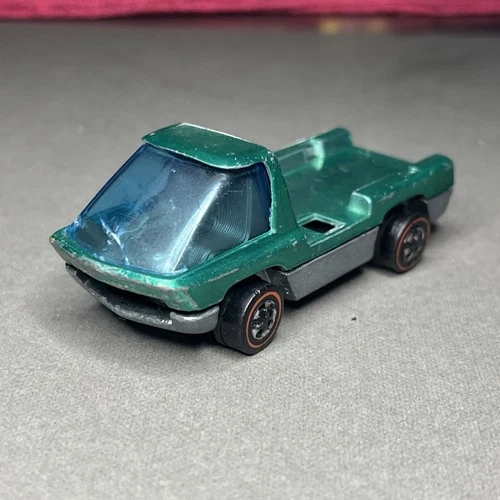 Hot Wheels Redline The Heavyweights Tow Truck, Green,1969 Made In Hong Kong