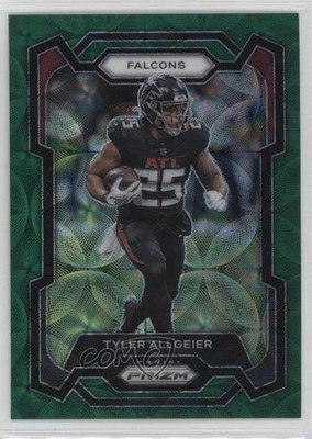 2023 Panini Prizm Green Scope Prizm 20/75 Tyler Allgeier #14 15ej