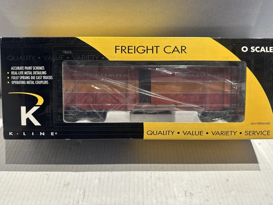K Line O Scale 761-2033 Southern Pacific Classic Express Boxcar #2033 - Image 2 of 4