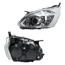 Scheinwerfer Links Chrom Projektor Für 14-20 Ford Transit Tourneo Custom V362