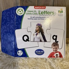 Match It Upper And Lowercase Learning Puzzle