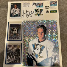 Jarrod Skalde Mighty Ducks Autograph Collage