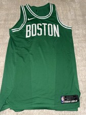 Nike Boston Celtics Vaporknit Blank Jersey Size 48 Large Pro Cut TORN *READ*