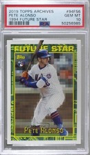 2019 Archives 1994 Topps Future Stars Pete Alonso #94FS-6 PSA 10 GEM MT g6p