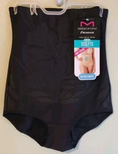 Maidenform Flexees SMALL Ultra Firm Sculpt High Waist Brief FL0073 Black #10724