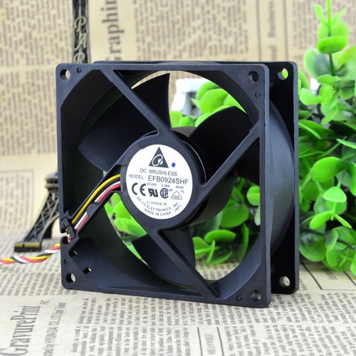 1pc DELTA EFB0924SHF 24V 0.38A 9232 Double Ball Inverter Server Fan