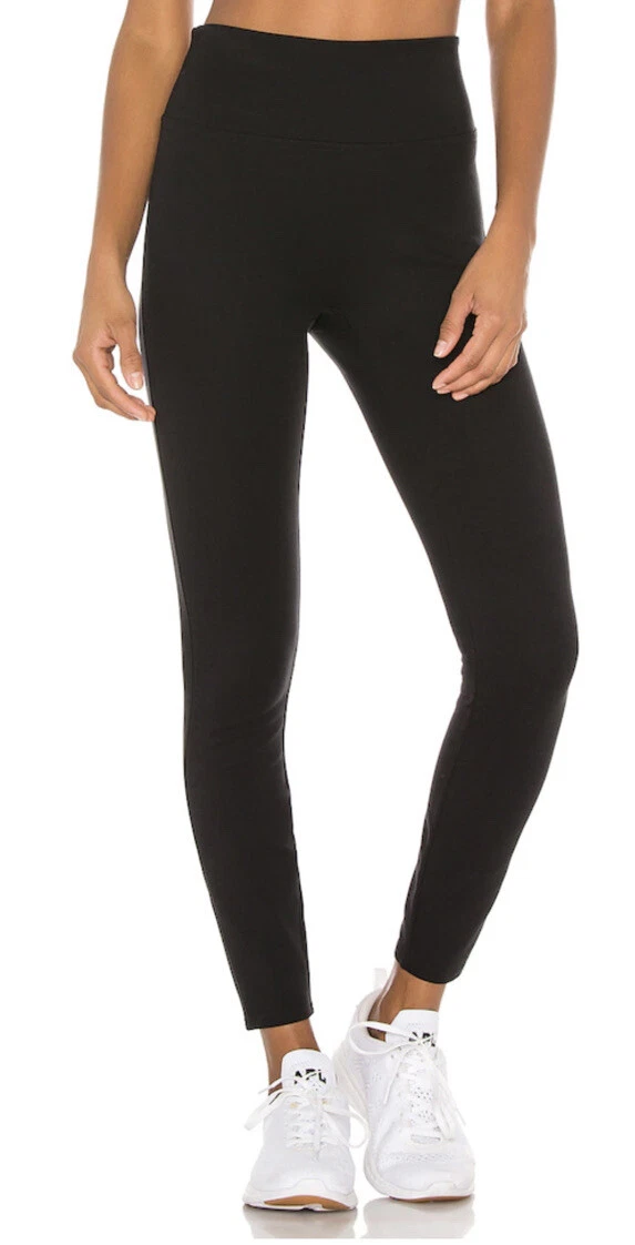 Spanx Ponte Hem Slim Leggings Women Ankle Length Classic Black Size XL