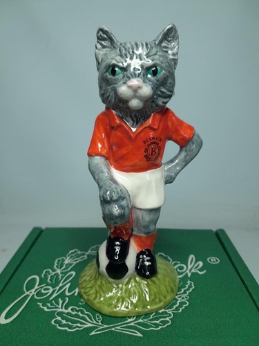 Beswick FF3 KITCAT Figurine Footballing Felines Ltd Ed MIB COA Football Gift - Picture 2 of 8