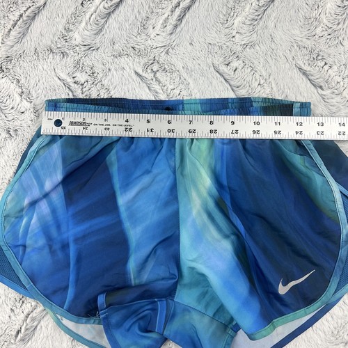 Nike Women’s XS Dri Fit Modern Tempo Running Shorts Blue Multi-Color AA4426-429 - Picture 11 of 13