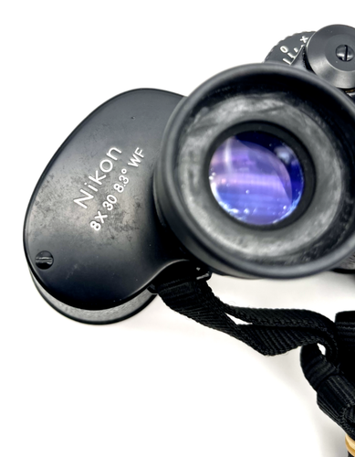[ NEUWERTIG ] Nikon 8x30 8,3° WF Vintage Fernglas schwarz aus JAPAN - Bild 4 von 9