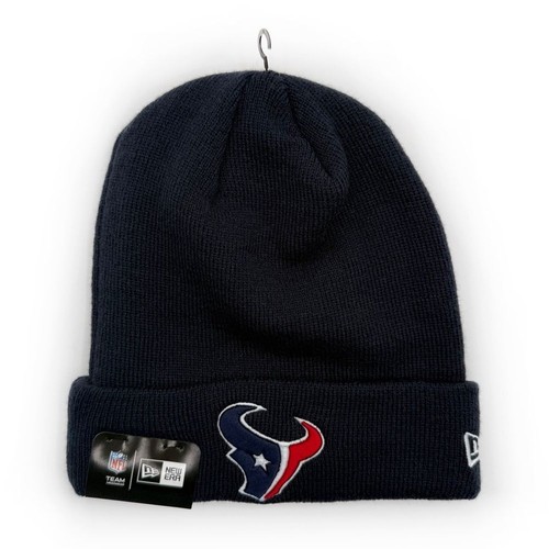 New Era Houston Texans Beanie Mütze Herren Damen NFL Fan Gear Geschenk Navy Blau Rot
