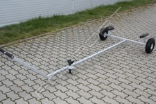 Polport NUOVO Carrello di Lancio Scivolo Fila Riga Pesca Barca Gommone Zincato