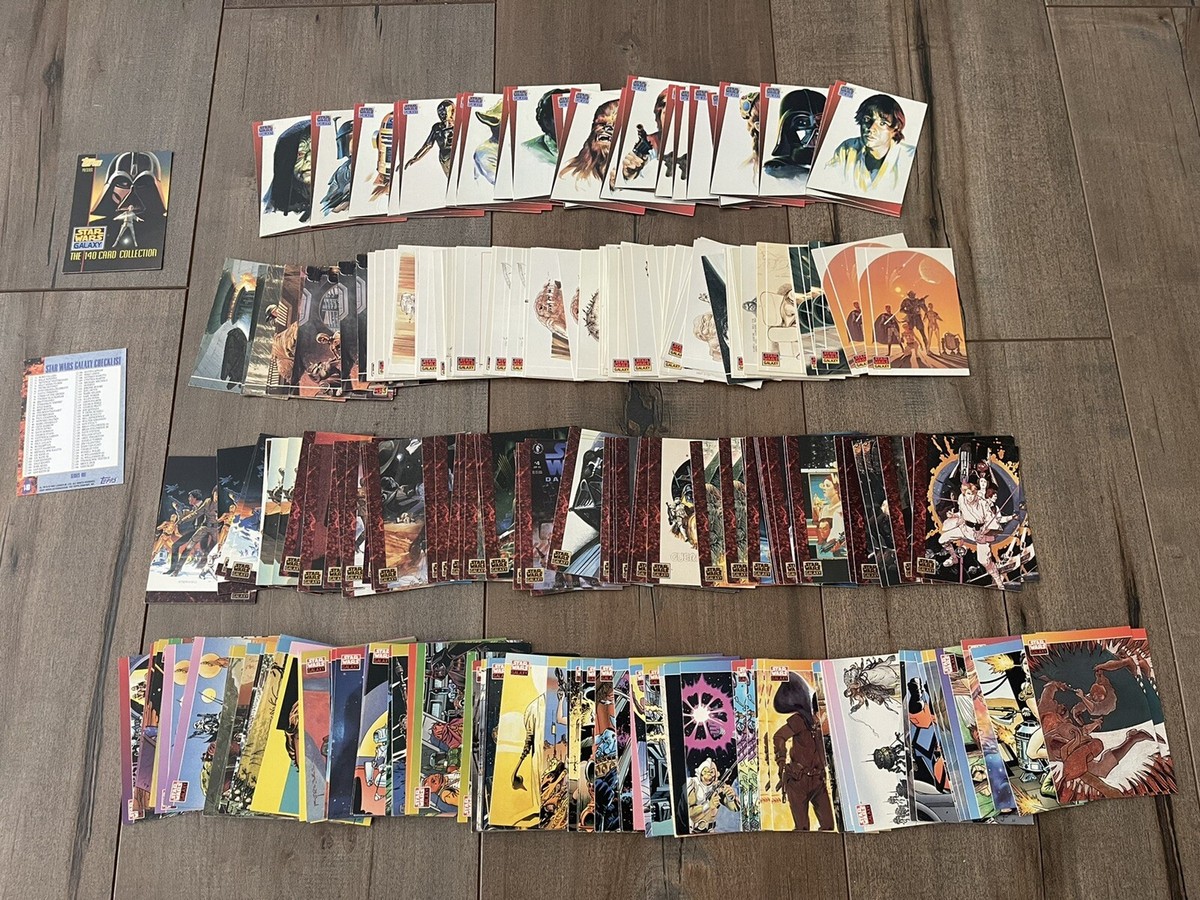 1993 Topps Star Wars Galaxy The 140 Card Collection- 229pcs