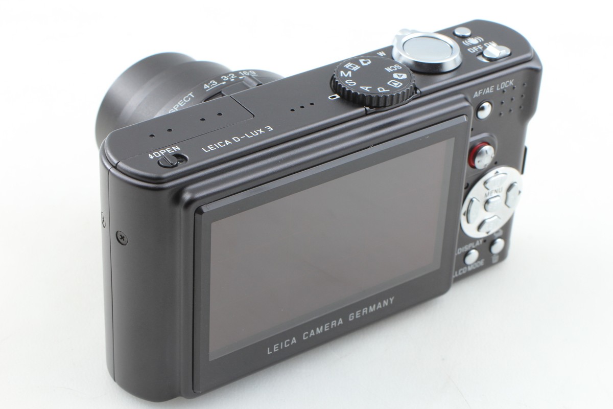 Top MINT in Box] Leica D-LUX 3 10.0 MP Black Digital Compact