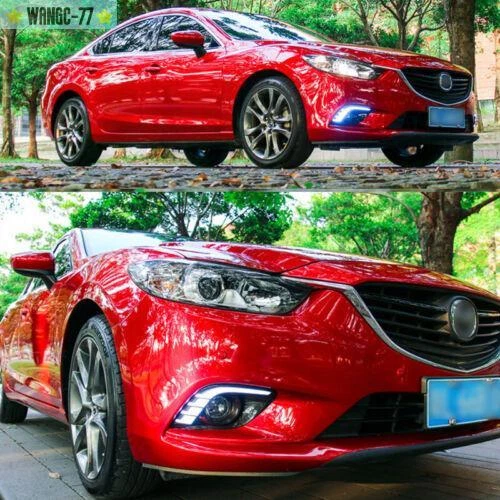 Luces antiniebla indicadoras de giro LED DRL aptas para Mazda 6 2013-2016 - Imagen 4 de 7