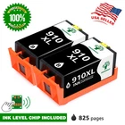 2PK 910XL Black Ink Cartridges for HP OfficeJet Pro 8010e 8020 8022 8025e 8028