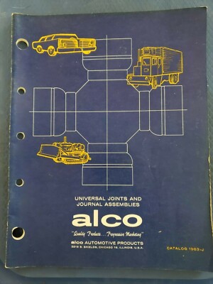 Alco - Universal Joints and Journal Assemblies Catalog - 1963        F