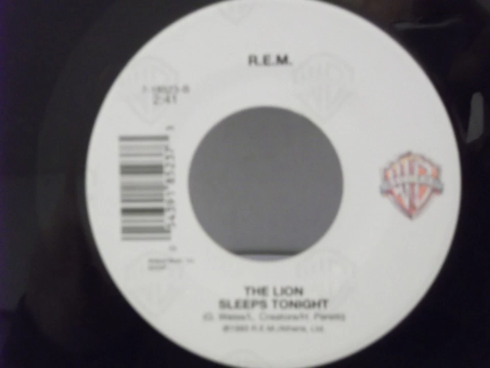 R.E.M., WB,"The Sidewinder Sleeps Tonite",US,7" 45,1992 alt rock classic,Mint - Image 2 of 2
