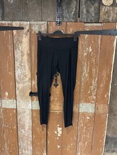 George Active Trouser Bottoms Black Women's Size Medium Elasticated Waist Pocket