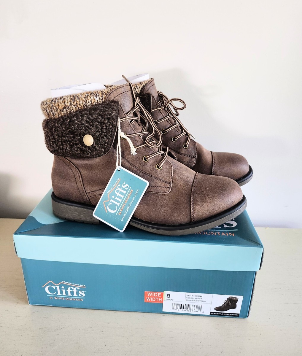 CLIFFS BY WHITE MOUNTAIN Women's Size Wide Hearty Hiking Winter