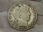 VG 1913-s Barber Half Dollar.  #17