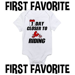 motocross baby onesie