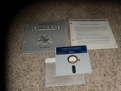 Lords of Conquest for the Atari Home Computer System on 5.25'' disk with manual