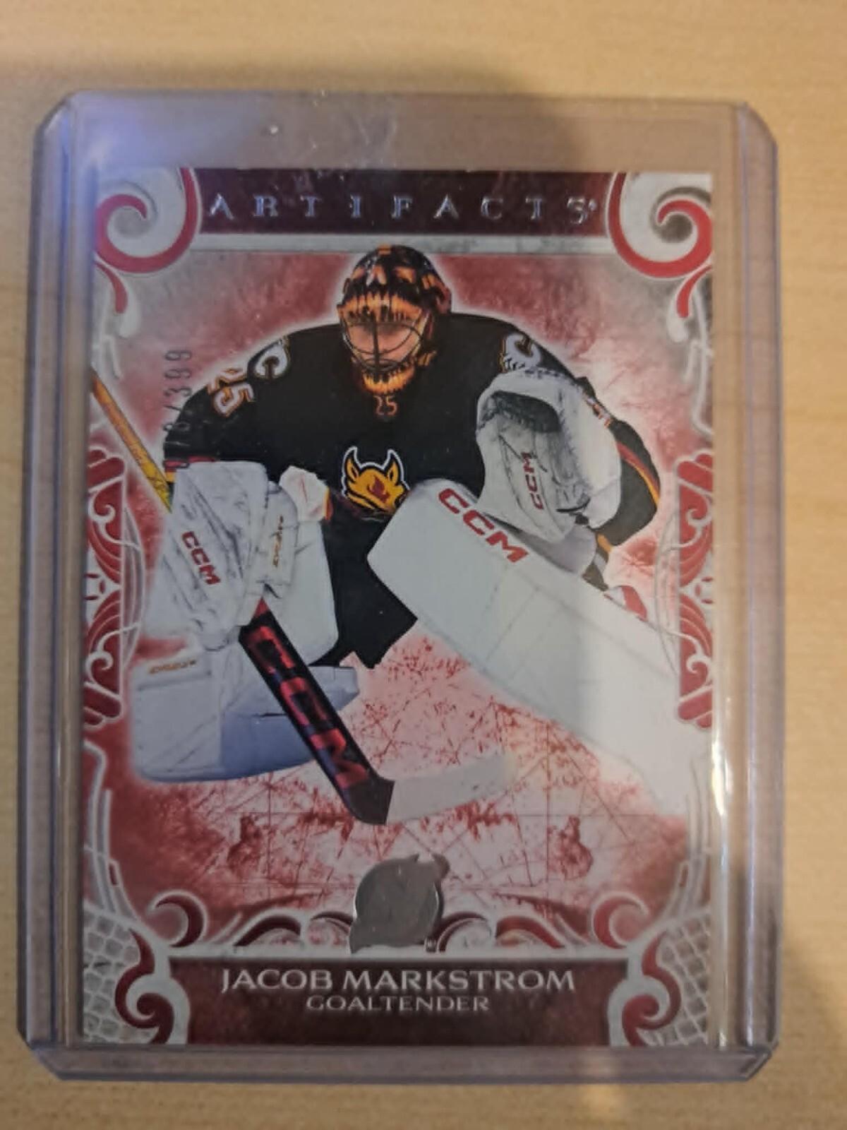 2024-25 Upper Deck Artefacts Ruby #111 Jacob Markstrom 345/399