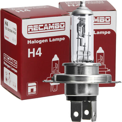 2x LIMA H4 Scheinwerfer Birnen 12V 55 60W Halogen passend für Daihatsu Gran Move