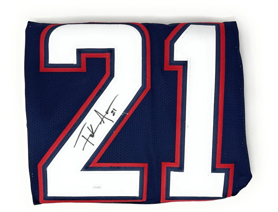 Frank Gore #21 Custom Jersey Certified Autograph Special Colors Pro Bowl Replica - Image 4 of 4
