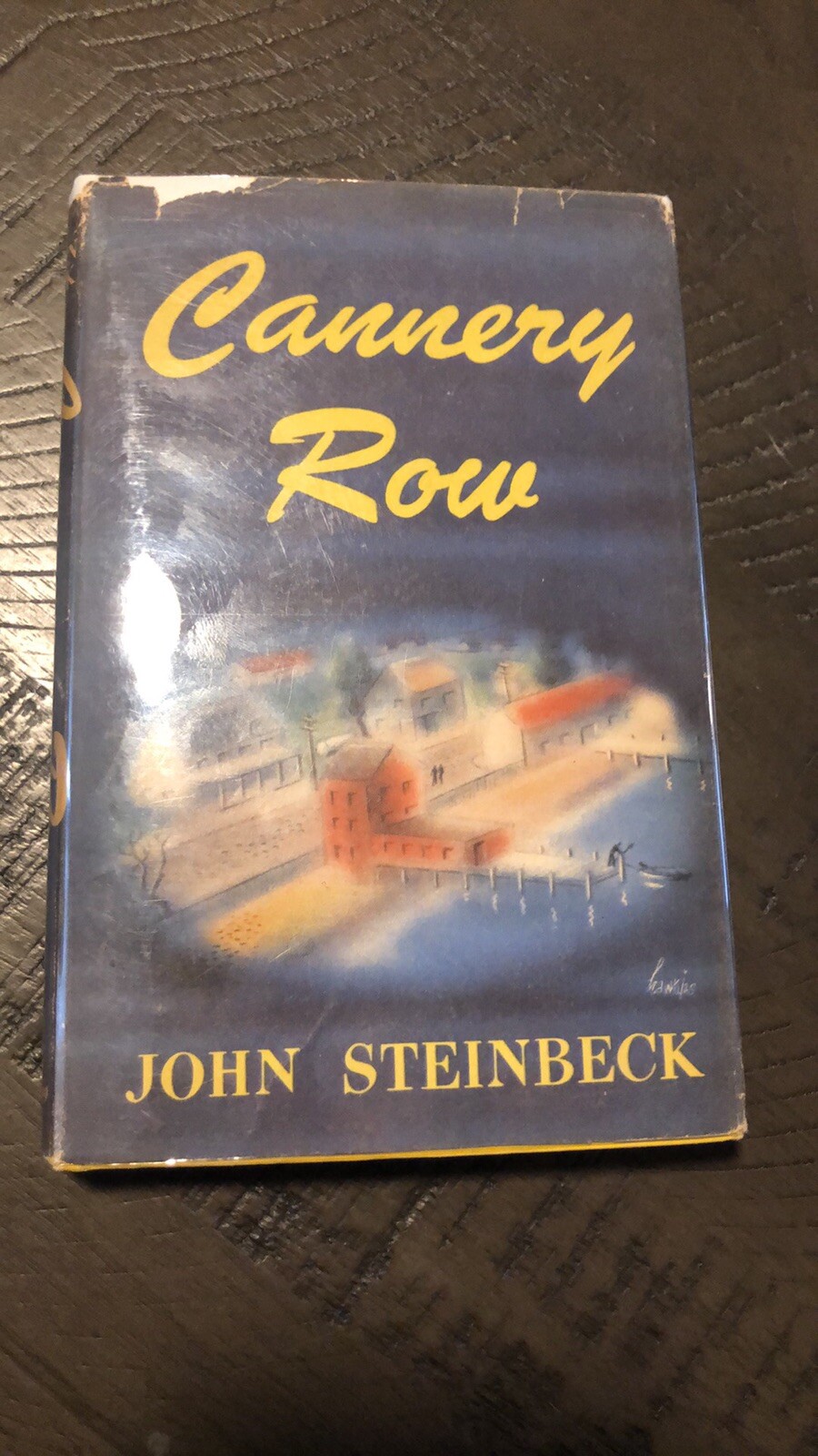 FILA John Steinbeck CANNERY ROW First Edition 1st Binding in jacket
