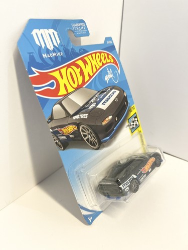✅Hot Wheels 95 Mazda RX7 #27 HW Speed Graphics Black - Picture 2 of 6