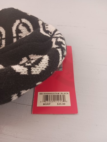 Ecko Unltd Adult Beanie Knit Black Gray Winter Print Ecko - Picture 4 of 4