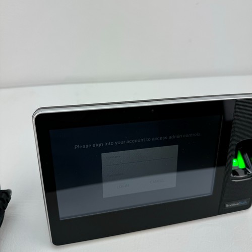 TimeWorks Touch Uhr biometrischer Fingerabdruck Android Timeclock mit Ladegerät/Akku - Bild 2 von 5