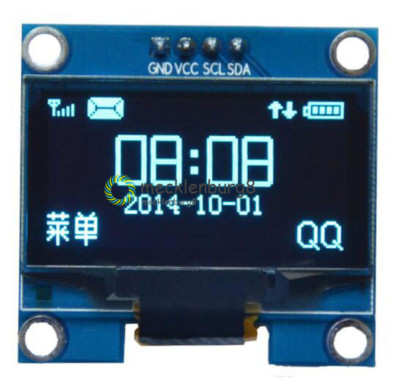 Blue 1.3'' OLED LCD Display 4Pin Module IIC I2C 128x64 3-5V Interface for Arduino
